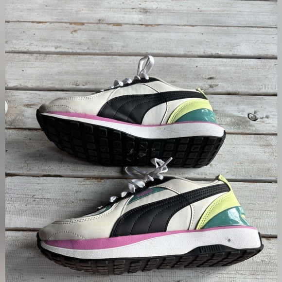 Puma | Cruise Rider | Ivory | pink | teal | platform | women’s size 8 - Picture 7 of 13